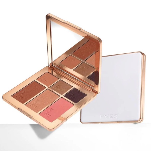Ever OUT THE DOOR cheek & eye pallet, makeup set, shimmer eye shadow, blush NEW - Picture 6 of 6